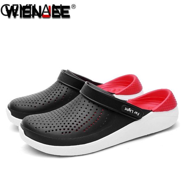 

sandals mens beach shoes summer water light breathable couples casual slippers swimming walking anti-slip flip flops soft, Black