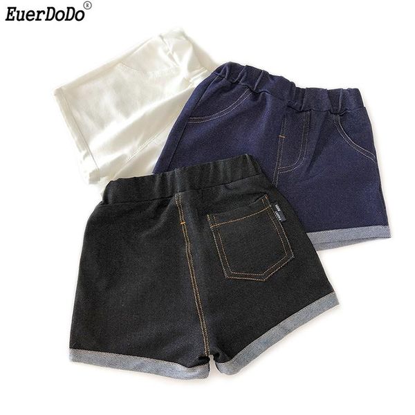 

shorts child denim for boys summer pants kids boy 1 2 3 4y toddler beach baby short, Black