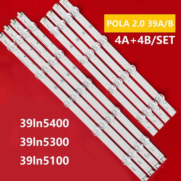 

strips 100kit led backlight bar fortv hc390dun-vcfp1-21x 39ln5400 39la6200 lg innotek pola 2.0 pola2.0 39"a/b type