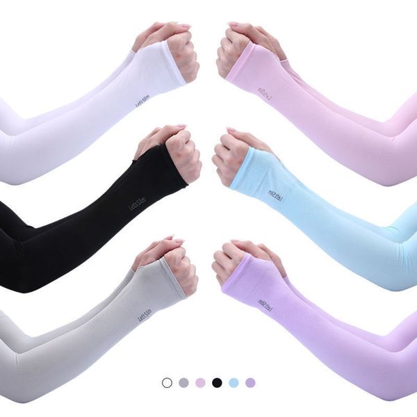 

summer sun protection ice sleeve uv men's and women's thin silk hand arm guard