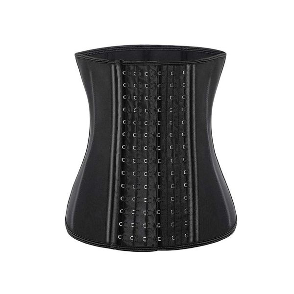 

waist trainer body shaper tummy corset slimming belt adjustable shapewear belly band sports girdles workout support, Black;gray