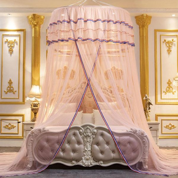 

mosquito net hung dome palance princess bed tent anti-insect canopy elegant home decor wholesale