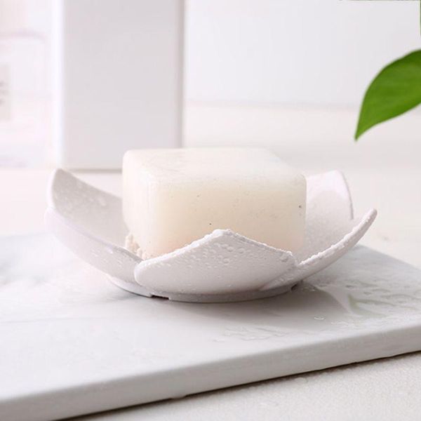 

soap dishes p82d flexible silicone bathroom shower box dish storage plate tray drain holder flower soapbox