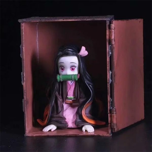 

ghost killing blade animation manual peripheral stove door you bean box cabinet doll decoration model