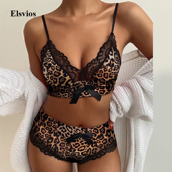 

bustiers & corsets spring v-neck women two piece sets sleepwear summer bowknot lace underwear suits sleeveless bra +leopa, Black;white