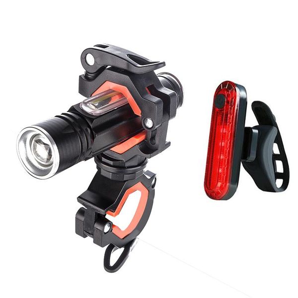 

bike lights front light waterproof cycling with rear holder mount for mtb road