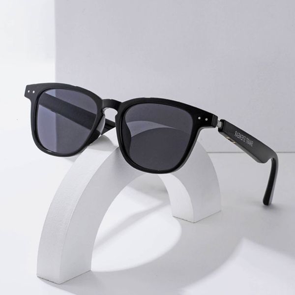 

highend accessories new arrival polarized earphone smart eyewear sunglass, Black