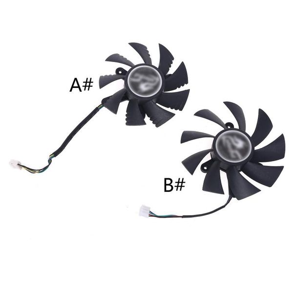 

fans & coolings 75mm 85mm 4pin cooler video card cooling fan for igame geforce gtx 1070ti 1080 1050 1060 replacement