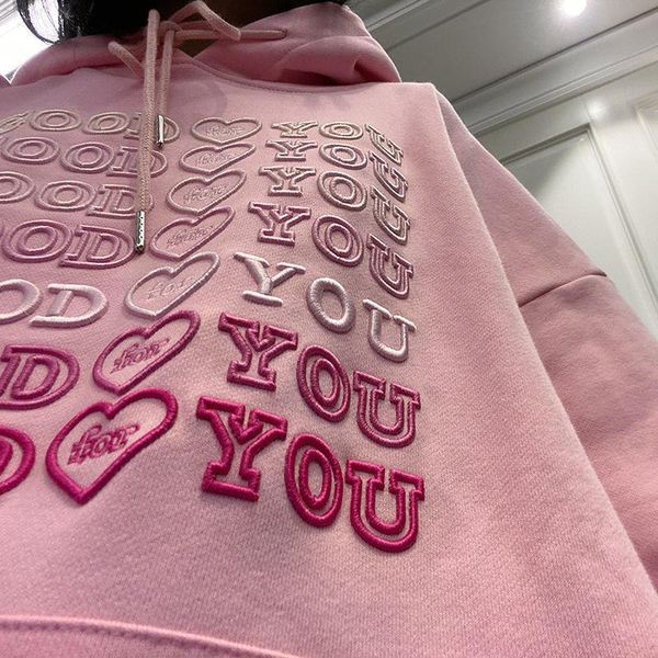 

women's hoodies & sweatshirts 2021 good for you streetwear sweatshirt winter clothes women oversized harajuku hoodie long sleeve korean, Black