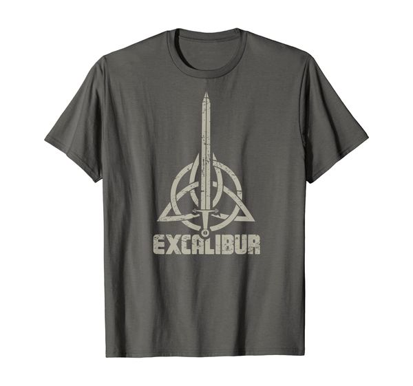 

medieval literature king arthur t-shirt | excalibur, White;black