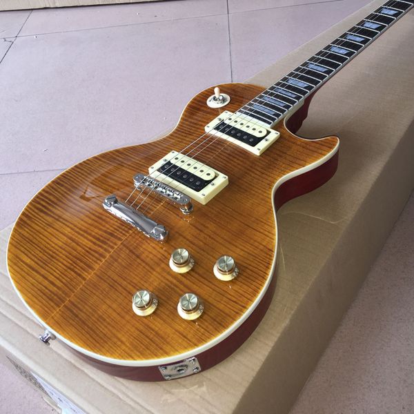 

tobacco color new electric guitar like you can order directly