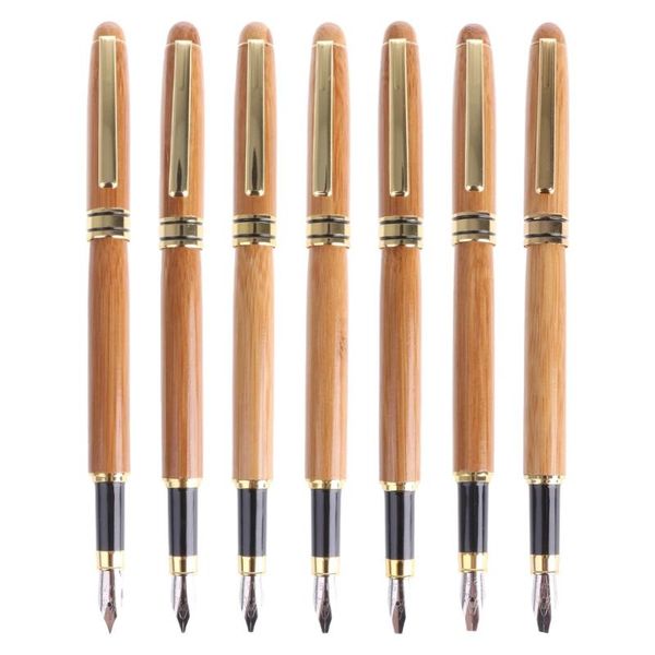 

fountain pens bamboo calligraphy art pen chisel-pointed nib 0.7mm-3.0mm writing tool