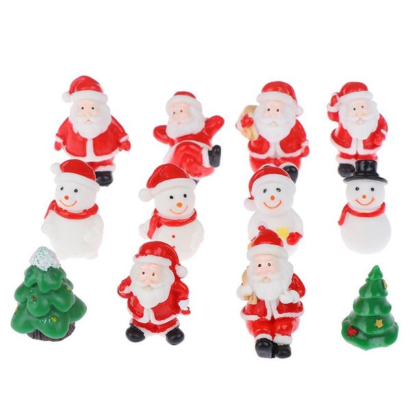 

decorative objects & figurines miniature christmas tree santa claus snowmen terrarium accessories gift box fairy garden doll house decor