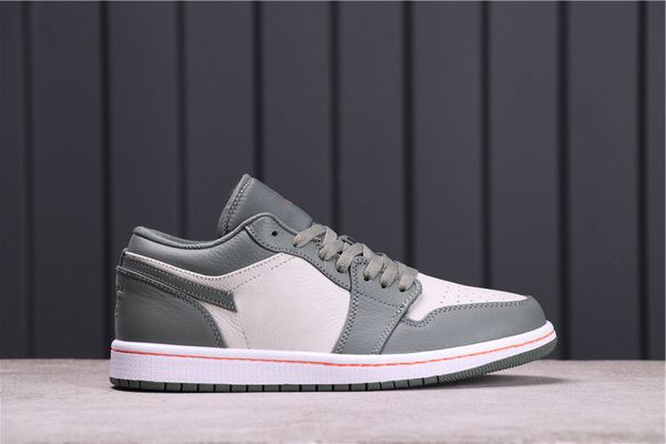 

shoes jumpman 1 low cut bean paste green basketball women men designer sneakers