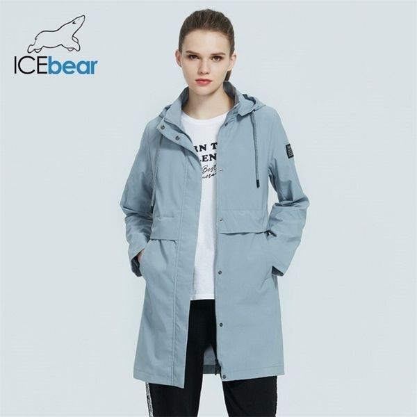 

fashionable women's windbreaker high-quality female trench coat with a hood fall clothing gwf20017i 211021, Tan;black