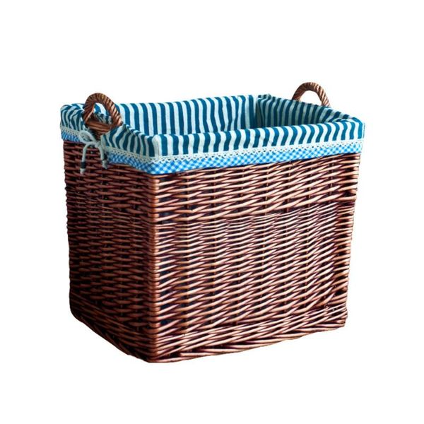 

laundry bags large dirty clothes basket rattan woven storage willow frame box
