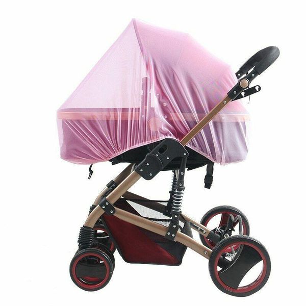 

mosquito net infants baby girl boy stroller pushchair insect safe mesh buggy crib netting cart full cover 150 x 115 cm