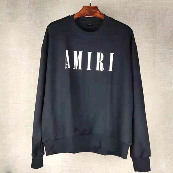 

and winter am autumn 19ss printed men's women's trendy sweaters, Black