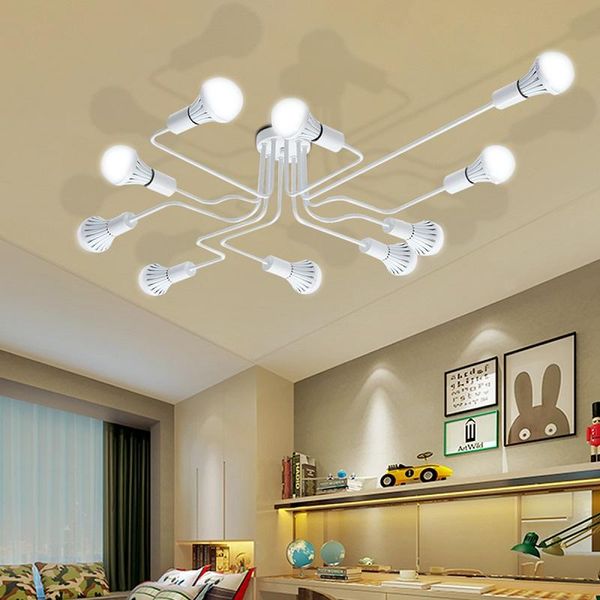 

home modern e27 led ceiling chandelier lighting 10 heads living room bedroom chandeliers fixtures vintage lamp