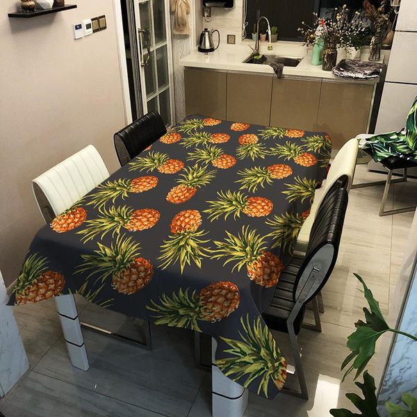 

printed colour washable decorative home waterproof table cloth