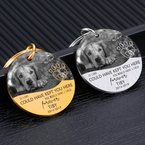 

dog tag,id card personalized tag custom pet id with po collar puppy gift accessories decoration