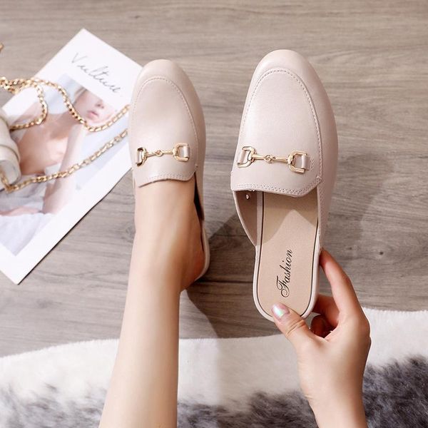 

style women's slippers pvc chunky heels square toe buckle slingback slides sandals for women summer size 36-41, Black