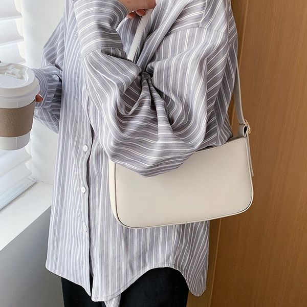 

evening bags 2021 women handbag baguette underarm bag design one-shoulder autumn fashion business commuter casual vintage