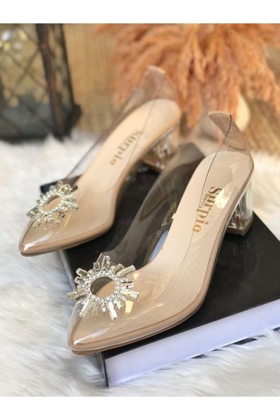 

dress shoes women's evening stylish fashion sun stone detailed, Black