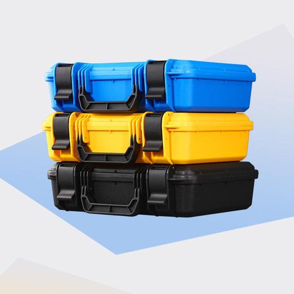 

tool organizers multifunctional storage case portable safety instrument toolbox impact resistance suitcase outdoor box with pre-cut foam