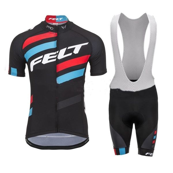 

feit 2021 men summer short sleeve set cycling jersey breathable maillot pro team bicycle clothing polyester racing sets, Black;blue
