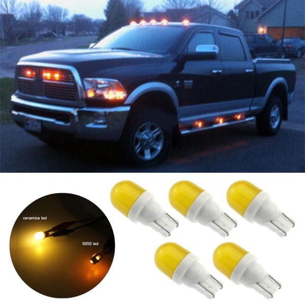 

emergency lights 5x amber clearance cab marker roof light ceramics led bulbs for super duty 3w high-power chip
