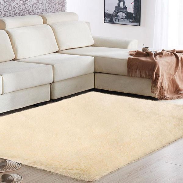 

carpets area rug fluffy rugs carpet floor shaggy bright anti-skid warm 160x120cm multicolored polyester fiber home dining room bedroom