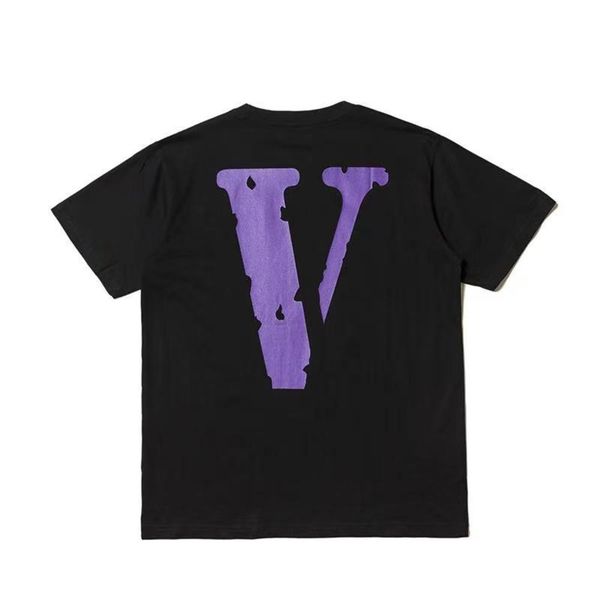 

big v t-shirt behind hip-hop fashion brand, White;black