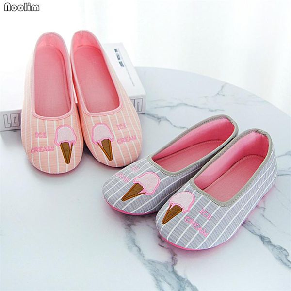 

slippers spring cartoon cotton ice pattern soft home shoes summer waterproof non-slip breathable indoor floor flat, Black