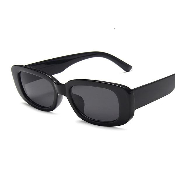 

luxury designer sunglasses cooyoung 2021 rectangle women brand designer narrow frame glasses pink leopard smalll sun 0622, White;black