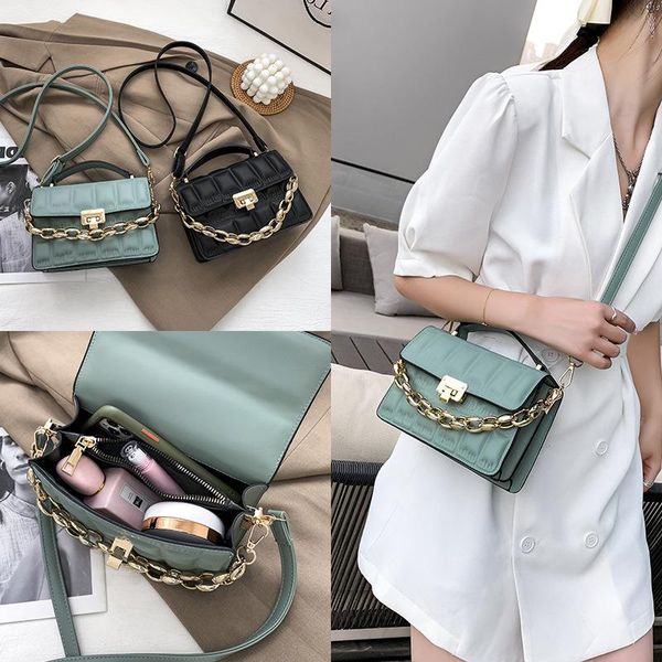 

bag handbags fashion new shoulder korean 2021 ladies chain square small rhombus messenger portable draox