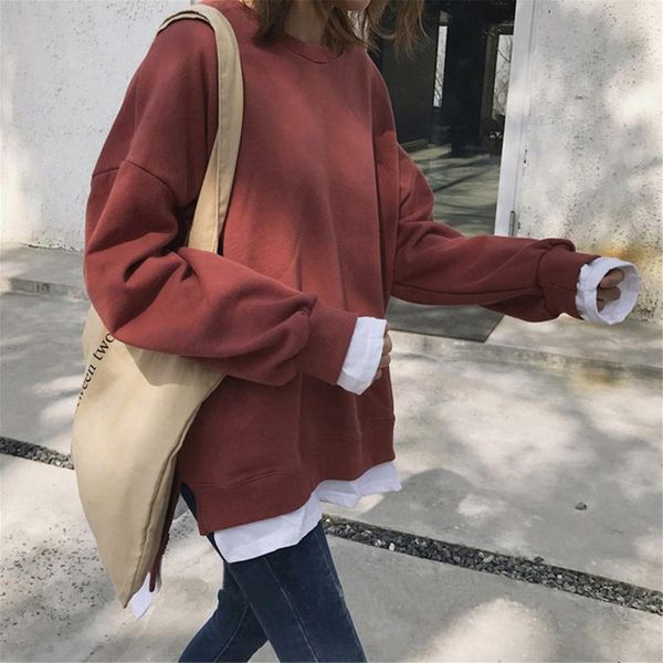

women's hoodies & sweatshirts women hoodie pullover 2021 harajuku winter autumn casual fashion oversized sweatshirt female streetwear, Black