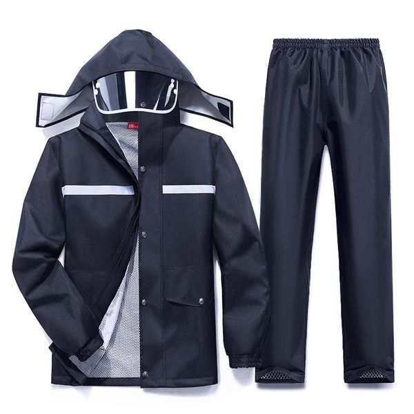 

raincoats mens rain coats pants motorcycle waterproof protection outdoor hiking raincoat fishing thicken regenjacke merchandises