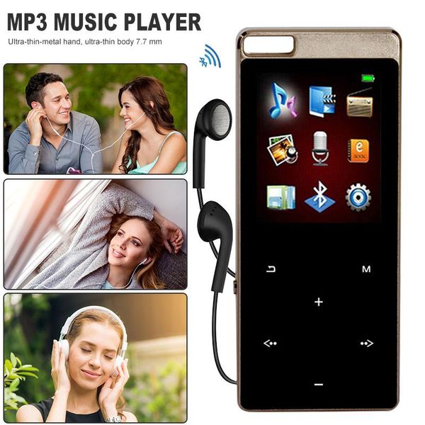 

player bluetooth 1.8 inch fm radio portable touching button ultra-thin recorder puo88 mp3 & mp4 players