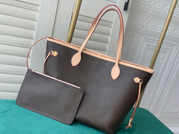 

ladies fashion casual designe luxury tote handbag shoulder bag 5a m40995 n41358 n41605 m45819 m45679 2pcs/set wallet composite bags purse po
