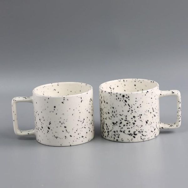 

mugs 250ml creative nordic mug ins square handgrip cups ceramics coffee milk tea drinkware couple