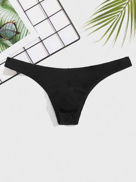 

men solid jockstrap i6ex#, Black;brown