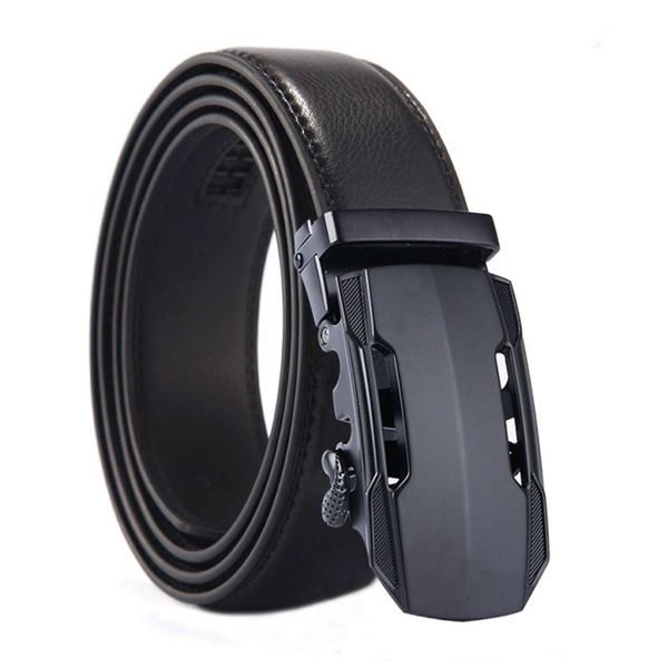 

belt trend automatic buckle men's casual jeans belt, Black;brown