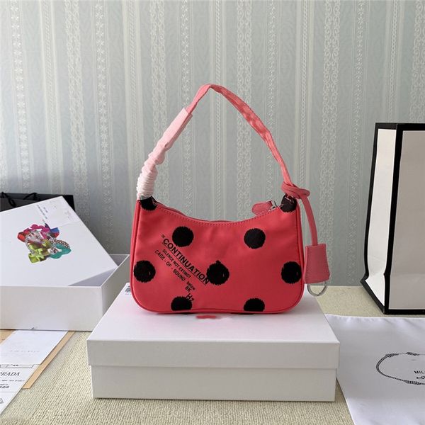 

designer classic cute polka dot baguette bag polka dot underarm bag 8 colors