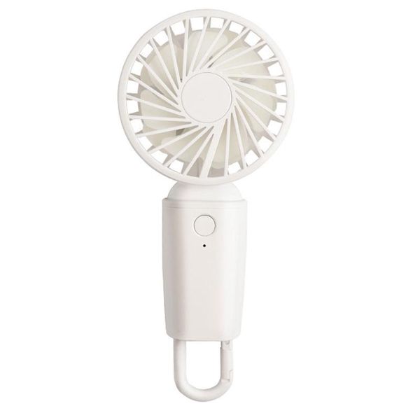 

electric fans double fan blade handheld dual motor high wind vertical desktable with hook usb charging