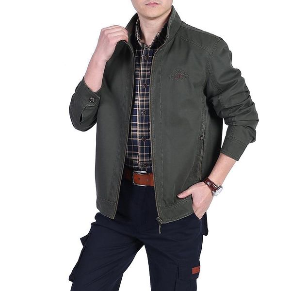 

men's jackets brand jacket men coat military solid fitness cotton jaqueta masculina -5xl chaquetas hombre, Black;brown