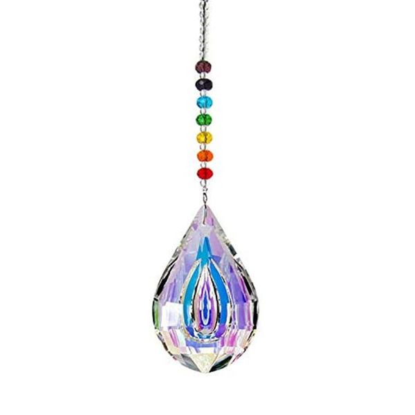 

sun catcher hanging decoration ab drop prism garden pendant diy party rainbow maker crystal ball home window ornament chain decorations
