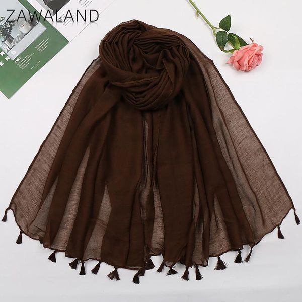 

scarves zawaland simple solid color long scarf fashion fringed decorative casual beach sunscreen shawl 2021 women wraps, Blue;gray