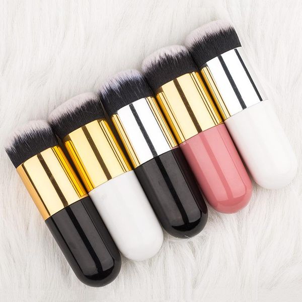 

makeup brushes fashion chubby pier foundation brush flat cream professional cosmetic highlight loose powder brus