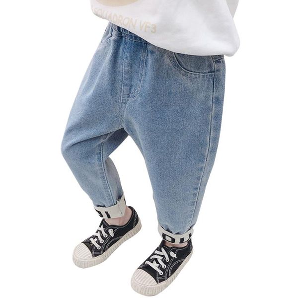

jeans for girl letter pattern girls spring autumn children toddler patchwork baby clothes, Blue